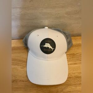 Tommy Bahama Snap Back White and Gray Mesh Cap